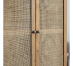 Armoire en pin et cannage Ninon