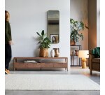Meuble TV en bois de noyer Arto H 45 x L 180 x P 40 cm