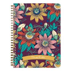 Frida Kahlo, Carnet reliure intégrale A5 14,8x21cm, 148 pages, ligné, ass.