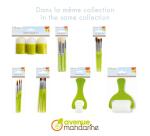 Set de 3 pinceaux ronds synthétiques - Vert
