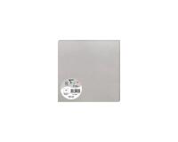 Paquet de 25 cartes simples Pollen 160x160mm 210g/m2 - Argent