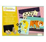 Boîte créative, Pelages à tamponner - Multicolore