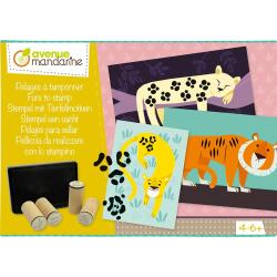 Boîte créative, Pelages à tamponner