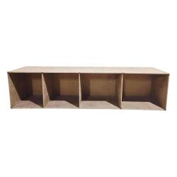 Présentoir vide chiffres kraft 20cm