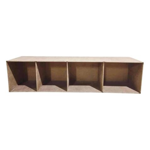 Présentoir vide chiffres kraft 20cm