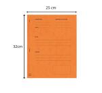 Paquet de 25 dossiers de plaidoirie Pour/Contre carte lustrée 25x32cm