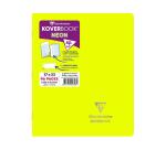 Koverbook Neon Stapled Notebook 17x22cm 96 lined pages + margin opaque polypropylene cover - Assorted
