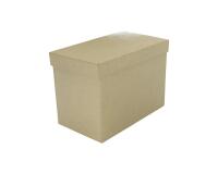 Boîte rectangle 17x10x12cm - Kraft