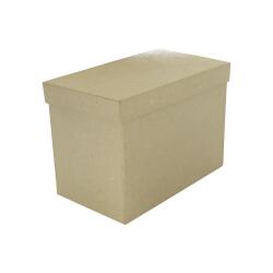 Boîte rectangle 17x10x12cm - Kraft