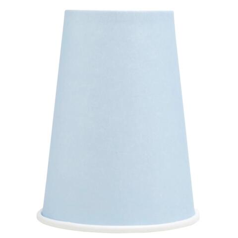 Vasos de cartón sin plástico - 20 cl - Ø 7 cm - Azul cielo