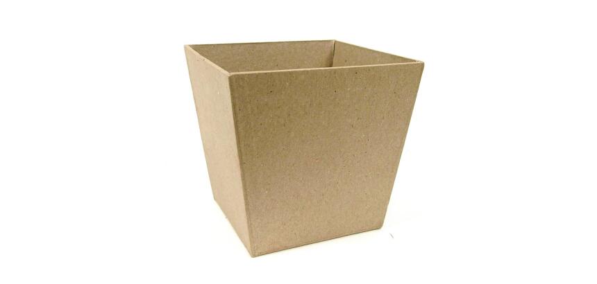 Pot à pinceaux 10x10x9,5cm - Kraft