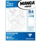 Manga Storyboard bloc collé 100F B4 55g grille simple