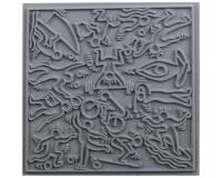 Cernit plaque de texture Sports - Gris