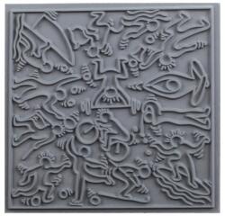 Cernit plaque de texture Sports - Gris