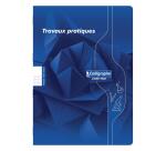 Cahier Travaux Pratiques piqué 7000 A4 144 pages grands carreaux 70 g + uni 90 g - Assortis