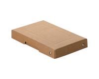 Caja de almacenamiento PureBox Naturaleza de Exacompta A6 12 x 18.5 x 2.5 cm de alto - Marrón
