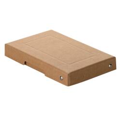 Caja de almacenamiento PureBox Naturaleza de Exacompta A6 12 x 18.5 x 2.5 cm de alto - Marrón