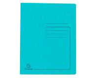 Chemise à lamelle carte lustrée 355gm2 - A4 - Turquoise