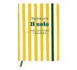 Dolce Amore, Carnet brochure souple A6 10,5x14,8 cm, 128 pages, uni, marquepage, fermeture à élastique, ass.