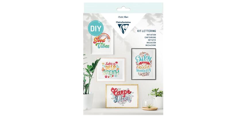 KIT DÉCOUVERTE - Lettering 20,5x1,5x30cm