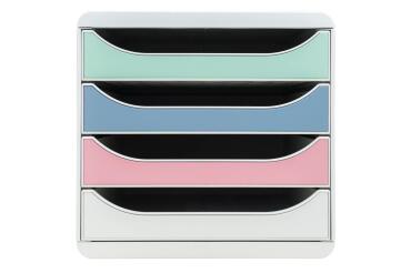 Modulo d'archiviazione Big Box a 4 cassetti Autentik - Colori assortiti