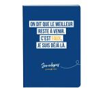 Jemedisais, Carnet broché A5 14,8x21 cm, 128 pages, ligné, assortis. - Multicolore