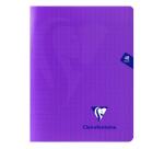 Cahier piqué Mimesys 17x22cm 48 pages grands carreaux couverture polypropylène