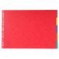 Exacompta 400gsm Pressboard Dividers A3 5Part - Assorted colours