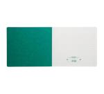 Piqûre Journal de caisse ou banque 27x32cm à tête paresseuse 2 libellés : 6 crédit, 13 débit - 31 lignes - Couleurs assorties