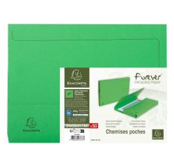 Paquet de 50 chemises poche coloris vifs Forever® - 24,5x32,5cm