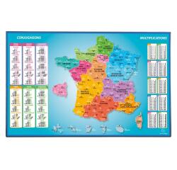 Sous-main rigide PVC France - 37,5x57,5cm - Visuel