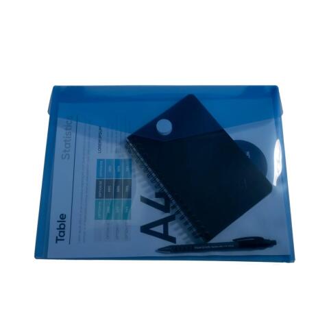 Fundas con adhesivo scratch A4 2/100e Polipopileno reciclado - Colores surtidos