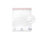 Boite de 100 Pochettes Blanches Matelassées de Film à Bulles 220x260 mm - Auto-adhésives - Blanc