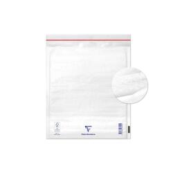 Boite de 100 Pochettes Blanches Matelassées de Film à Bulles 220x260 mm - Auto-adhésives - Blanc
