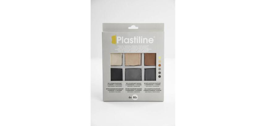 COFFRET 6 PAINS DE PLASTILINE - Assortis