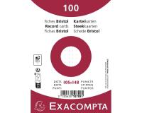 Fichas de cartulina bristol 205 g/m2 - Dots - 105x148 mm - Blanco