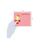 Cartes d'invitation, Princesses - Rose