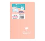 Carnet piqué Koverbook Blush 11x17cm 96 pages petits carreaux couverture polypropylène opaque bicolore Couleur aléatoire - Assortis