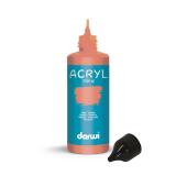 Darwi Flacon de 80 ml de Peinture Acrylique Universelle Métallique - Cuivre