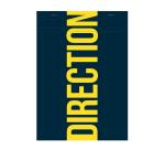 Bloc de bureau Direction agrafé A4 100 feuilles petits carreaux 70 g - Bleu