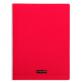 Cahier piqué 8000 POLYPRO 24x32 cm 96 pages grands carreaux 90 g - Rouge