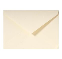 20 enveloppes C5 (162x229mm) paille naturelle gommées - ivoire