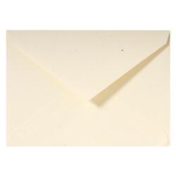 20 enveloppes C5 (162x229mm) paille naturelle gommées - ivoire
