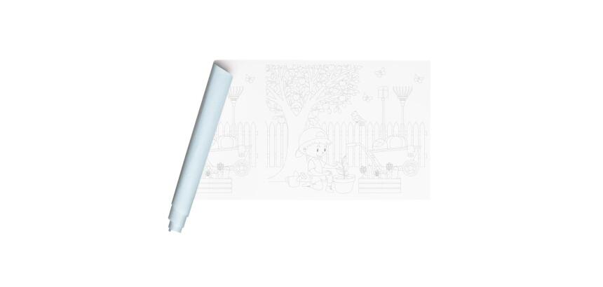 FRESQUE À PEINDRE, Rouleau 120g/m2 au format 10x0,50m - Jardinage