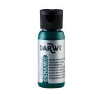 DARWI Flacon de 50 ml de Peinture sur Céramique à Froid - Vert sapin