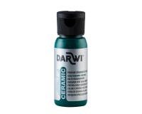 DARWI Flacon de 50 ml de Peinture sur Céramique à Froid - Vert sapin