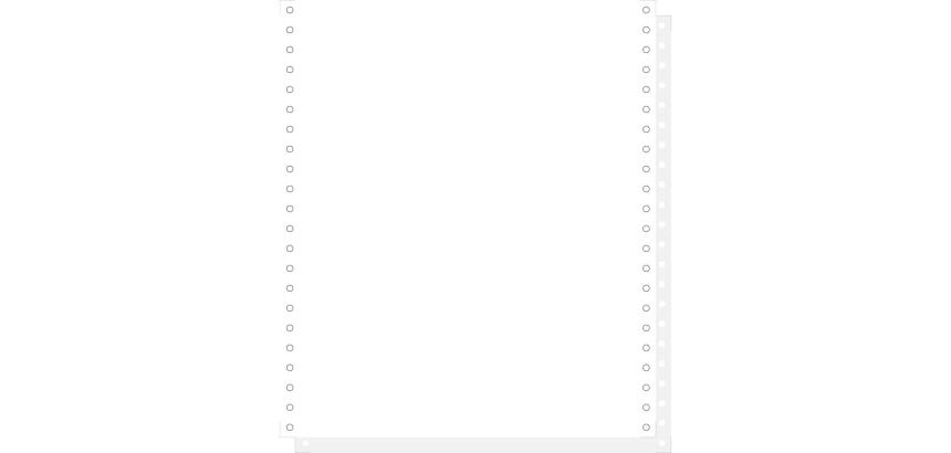 Papier listing en continu, 240 mm x 11' (27,94 cm)