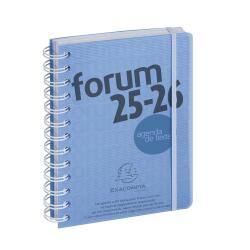 Agenda Forum Linicolor 12 x 17 cm Journalier Août 2025 à Juillet 2026 - Bleu