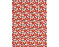 826 - Pochette 20 feuilles Décopatch - Rouge