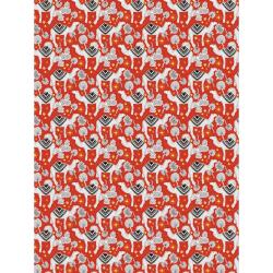 826 - Pochette 20 feuilles Décopatch - Rouge